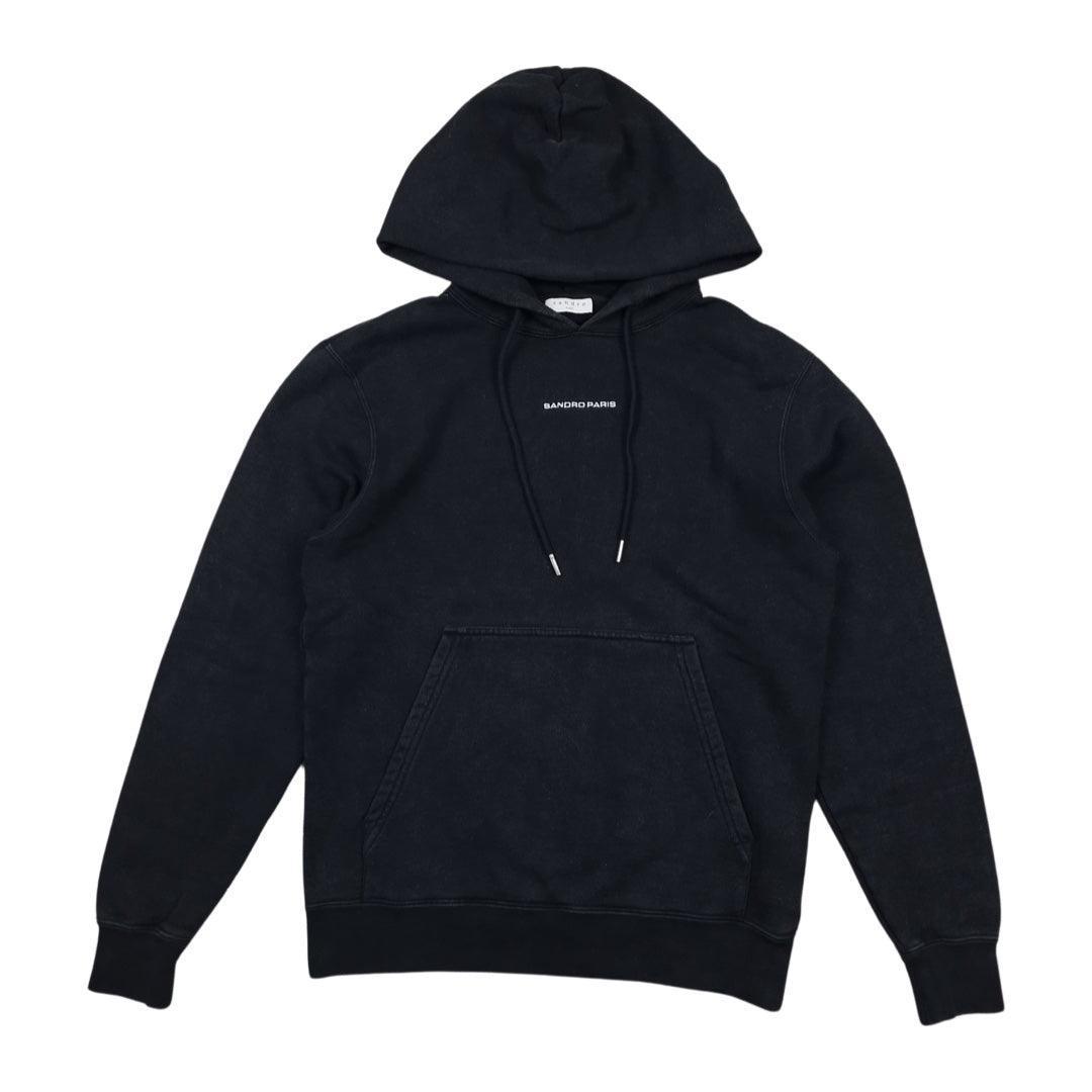 Sandro Pull a capuche noir taille XS