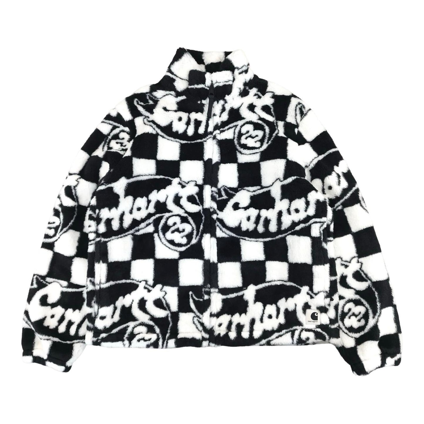Carhatt - Polaire « W’ Plains Liner » zippée noire et blanche taille M - Le Saptuaire