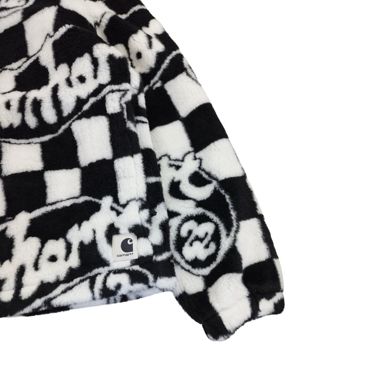 Carhatt - Polaire « W’ Plains Liner » zippée noire et blanche taille M - Le Saptuaire