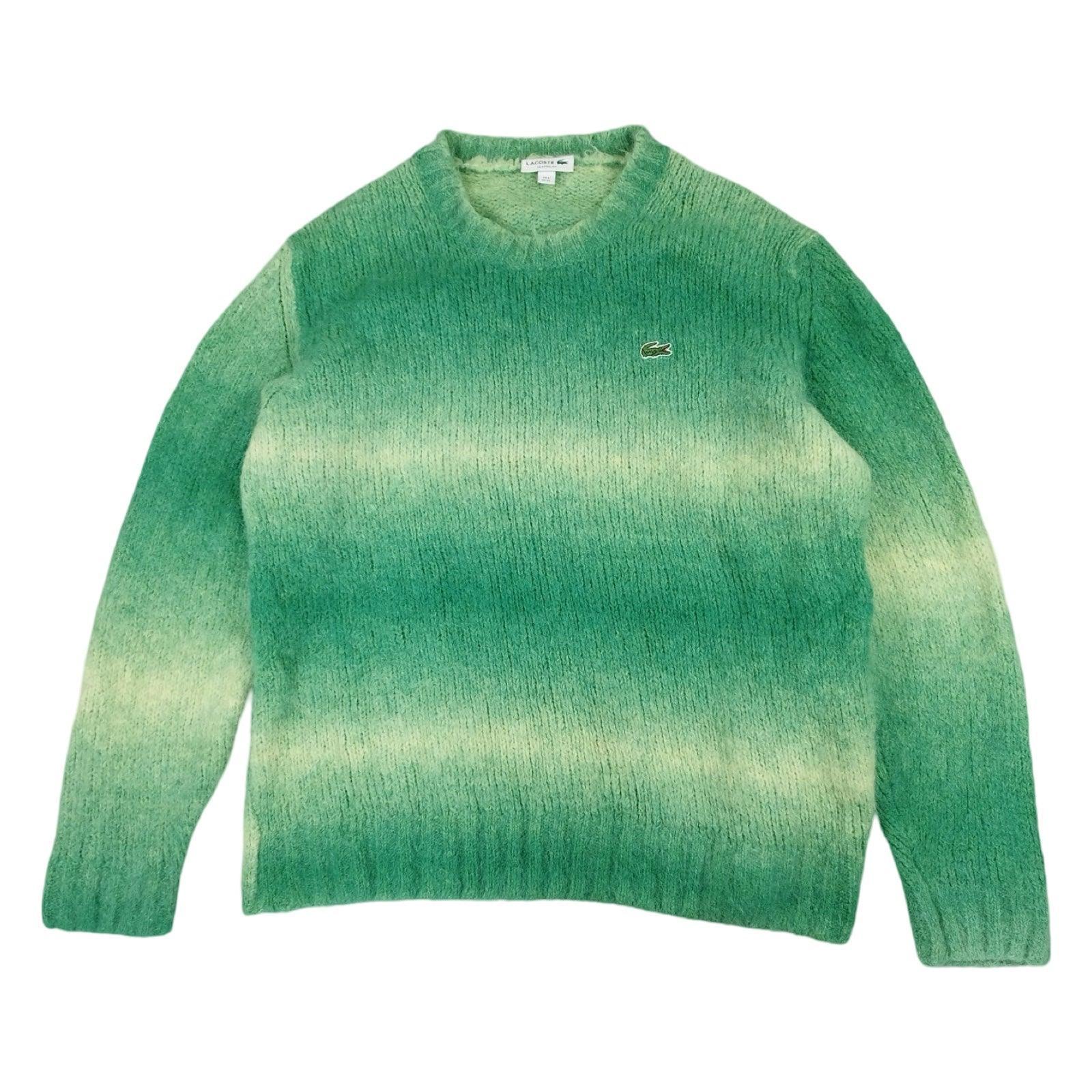 Lacoste Pull en mohair vert taille XL