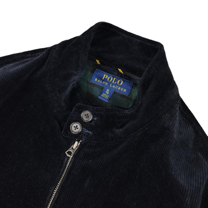 Chaqueta de pana azul marino Harrington de Ralph Lauren, talla XL