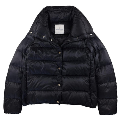 Moncler - Doudoune boutonnée noire taille S