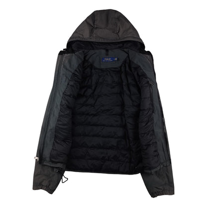 Ralph Lauren - Parka acolchada gris oscuro talla S