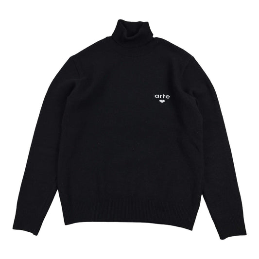 Pull à col roulé noir taille M - Le Saptuaire