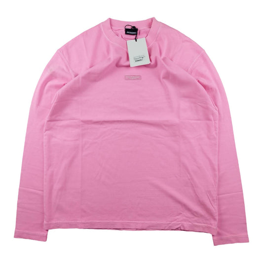 Jaquemus - T-shirt manche longue rose fuchsia taille S