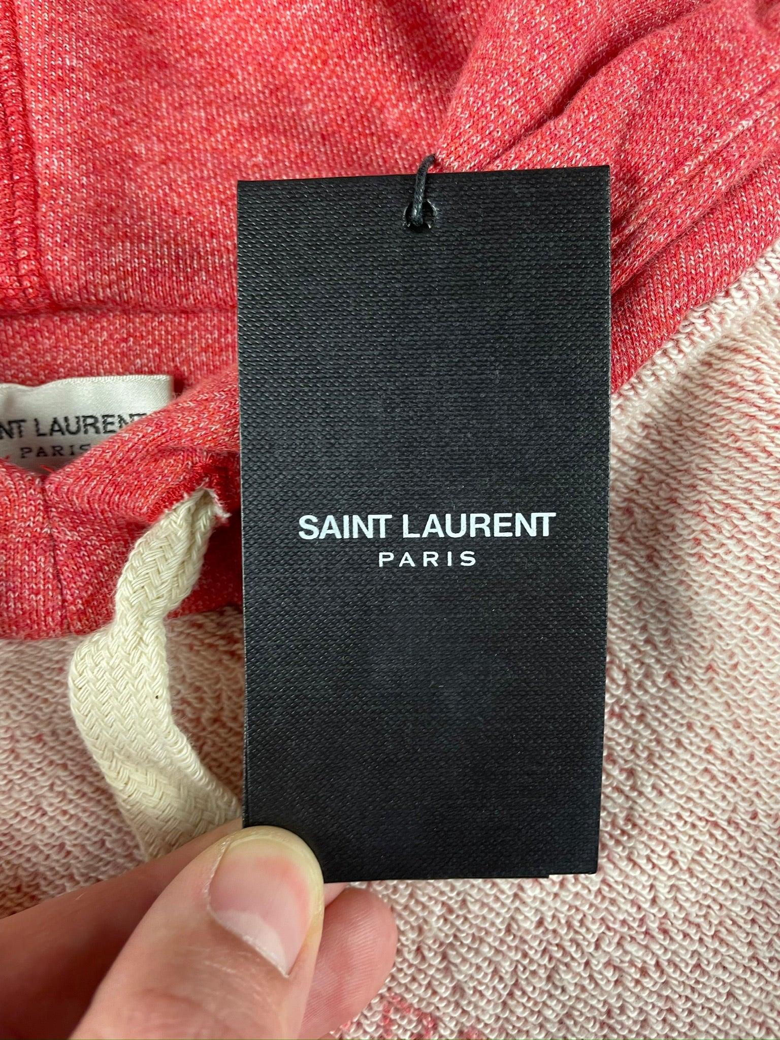 Saint Laurent - Pull à capuche rose taille XS neuf avec étiquette - Le Saptuaire