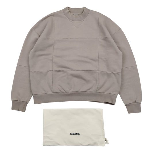 Jacquemus - Sweat Carro taupe taille M