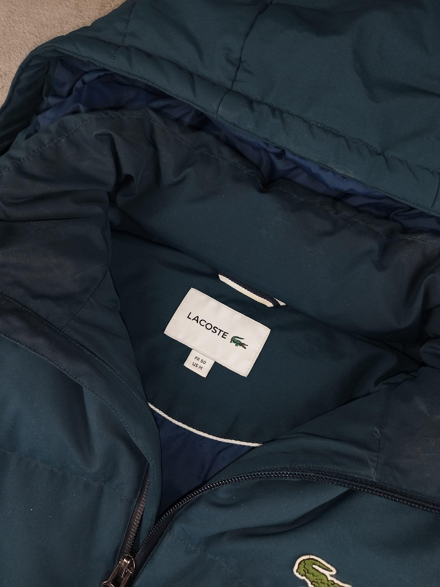 Lacoste - Blue down jacket size M