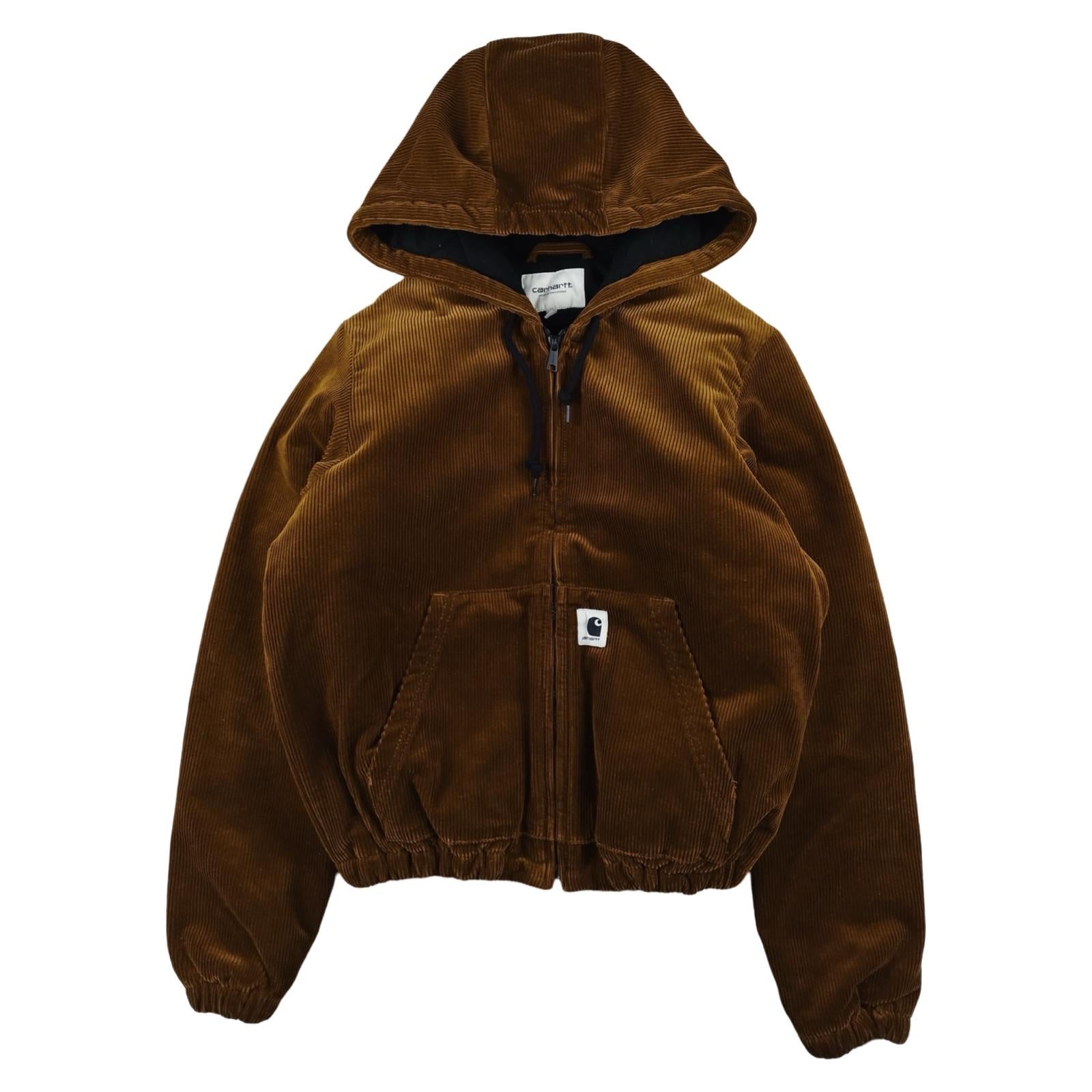 Carhartt - Veste à capuche en velours côtelé doré taille XS - Le Saptuaire