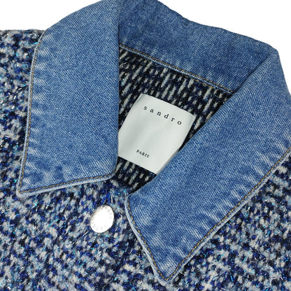 Sandro - Blue wool dress jacket size S