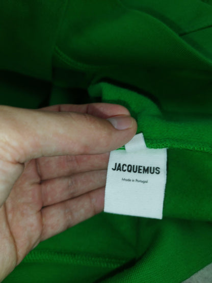 Jacquemus - Pull à capuche vert taille L - Le Saptuaire