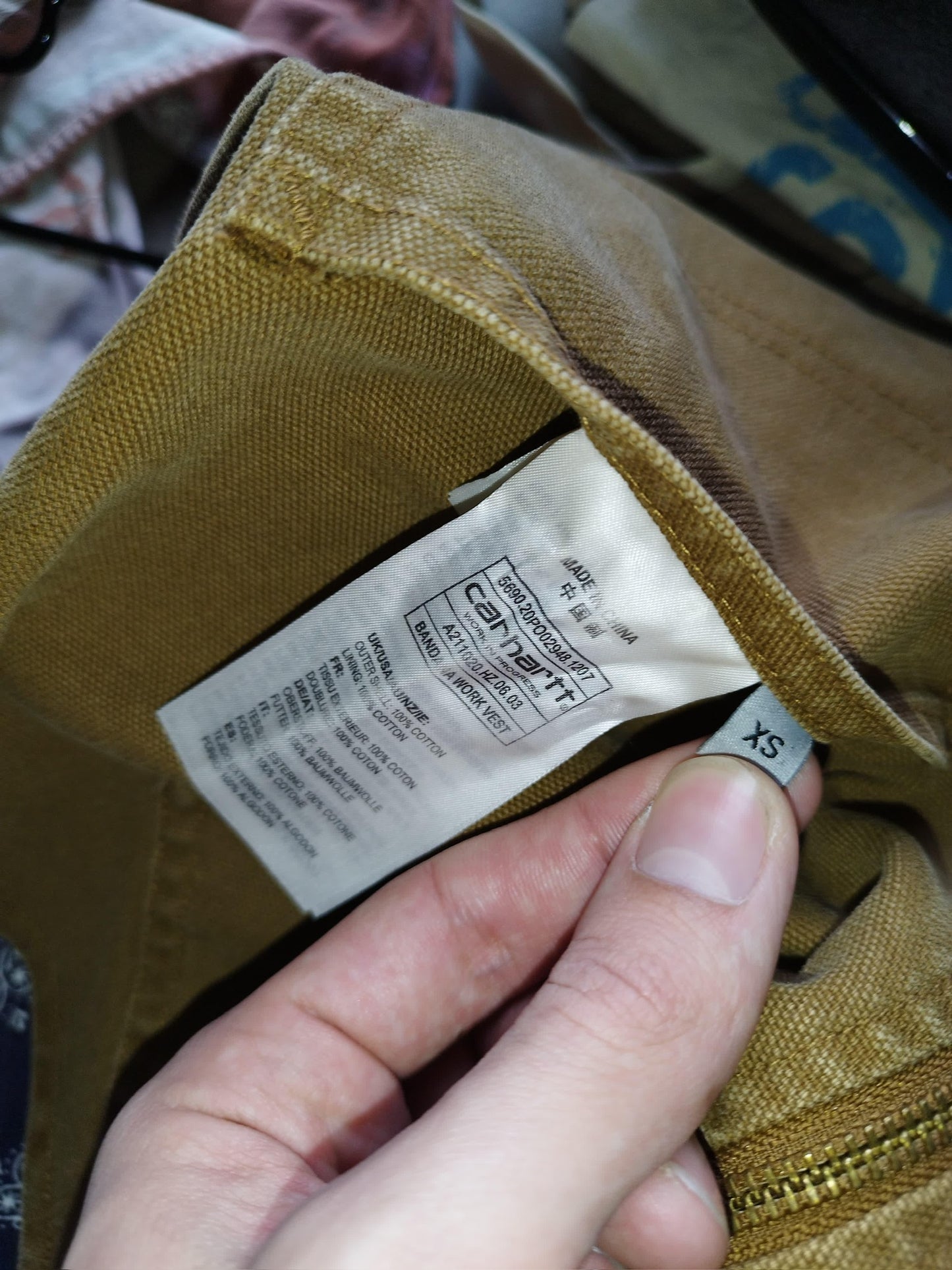 Carhartt - Veste sans manches réversible taille XS