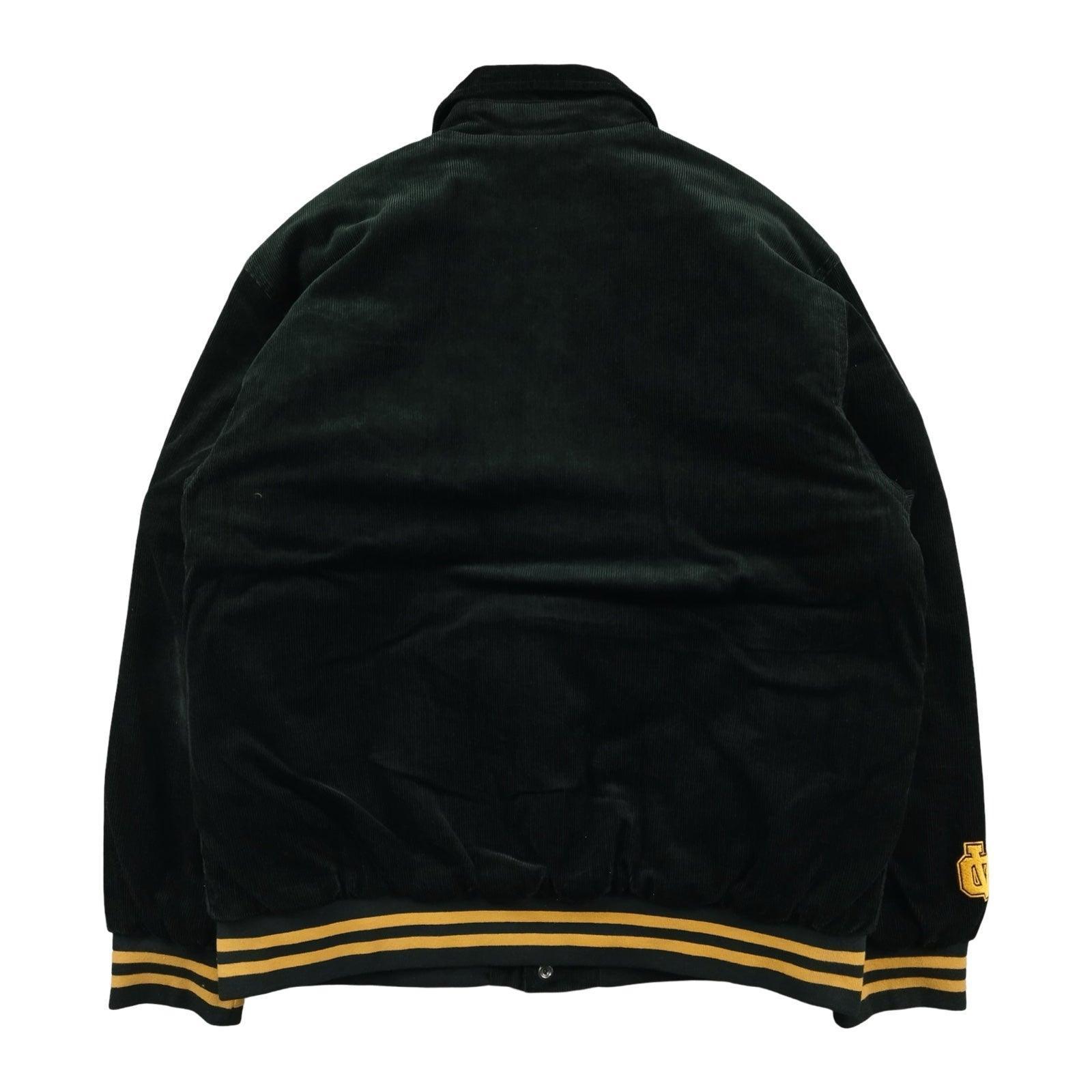 Carhartt - Veste « Letterman Jacket » en velours côtelé vert foncé taille L - Le Saptuaire