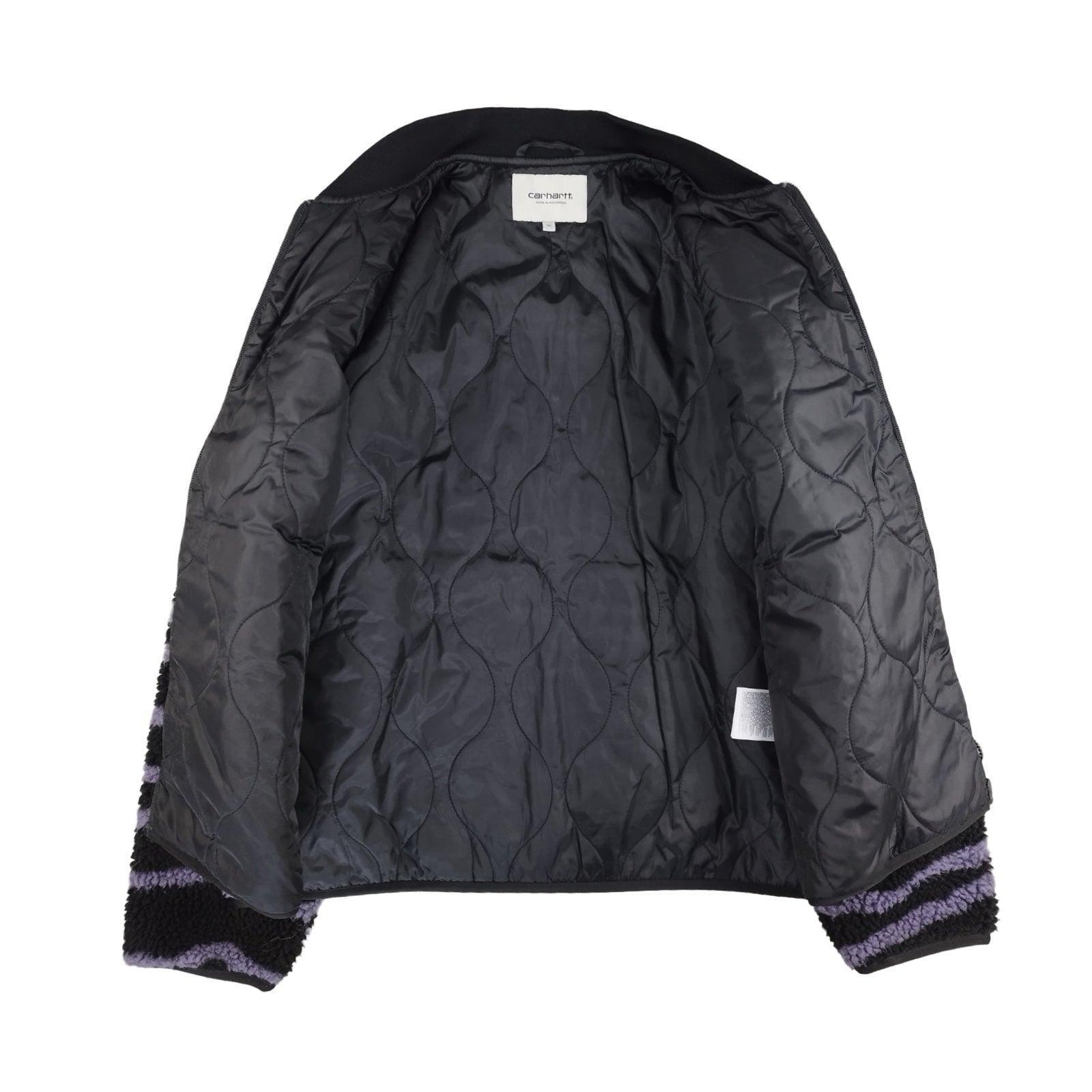 Carhartt - Polaire « Janet Liner » zippée violet et noir taille M - Le Saptuaire