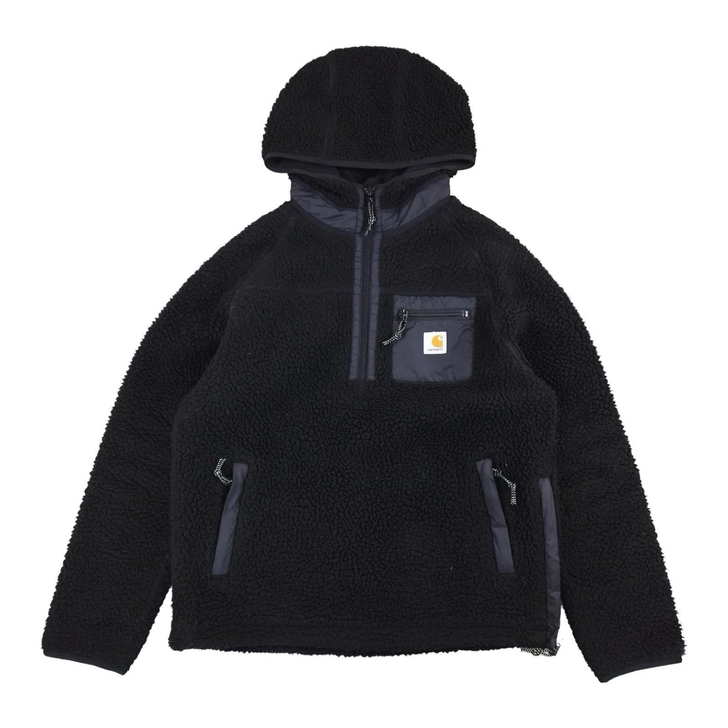 Carhatt - Polaire « Prentis Pullover » à capuche noire taille XS - Le Saptuaire