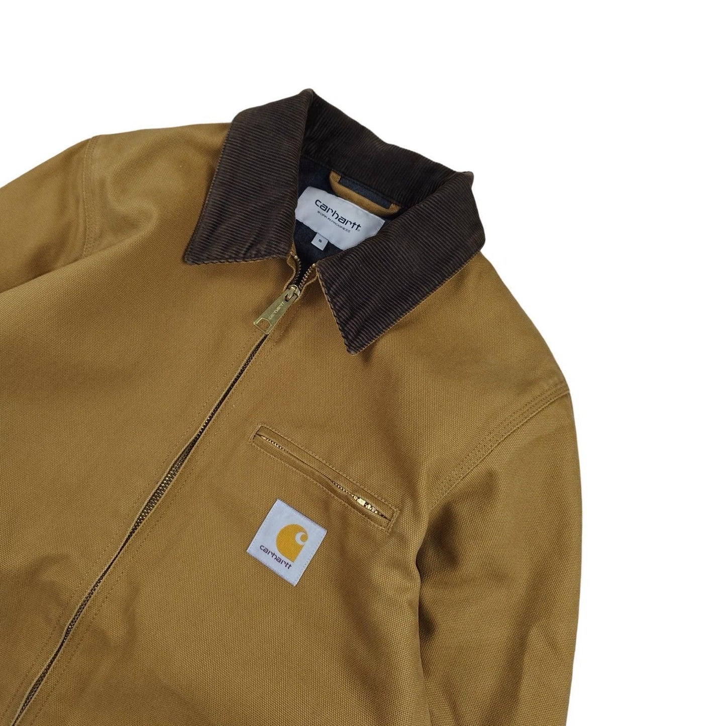 Carhartt - Veste « Détroit Jacket » moutarde taille S - Le Saptuaire