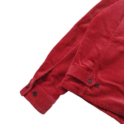 Ralph Lauren Harrington - Veste en velours côtelé rouge taille M - Le Saptuaire