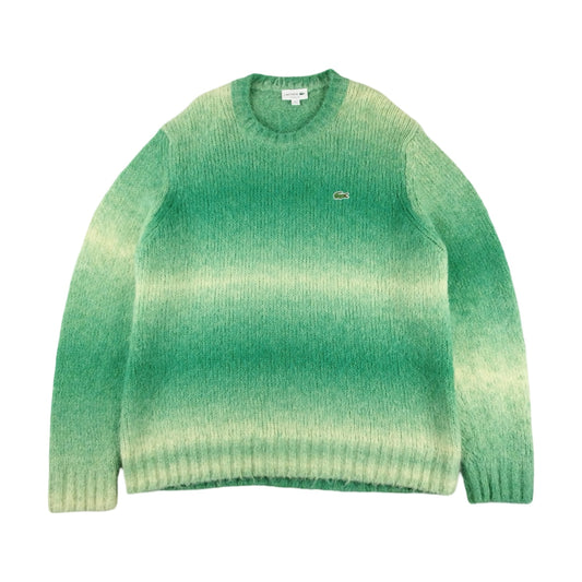 Lacoste - Pull en alpaga vert taille XL