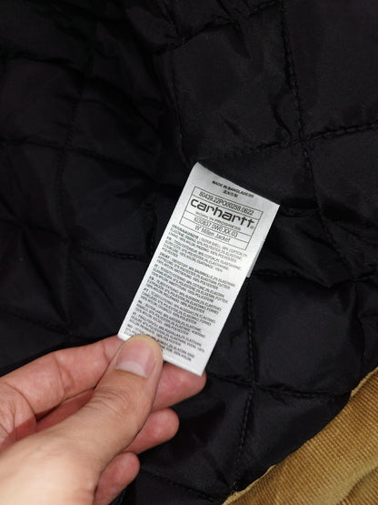 Carhartt - Veste « W’ Millen Jacket » en velours côtelé moutarde taille S - Le Saptuaire