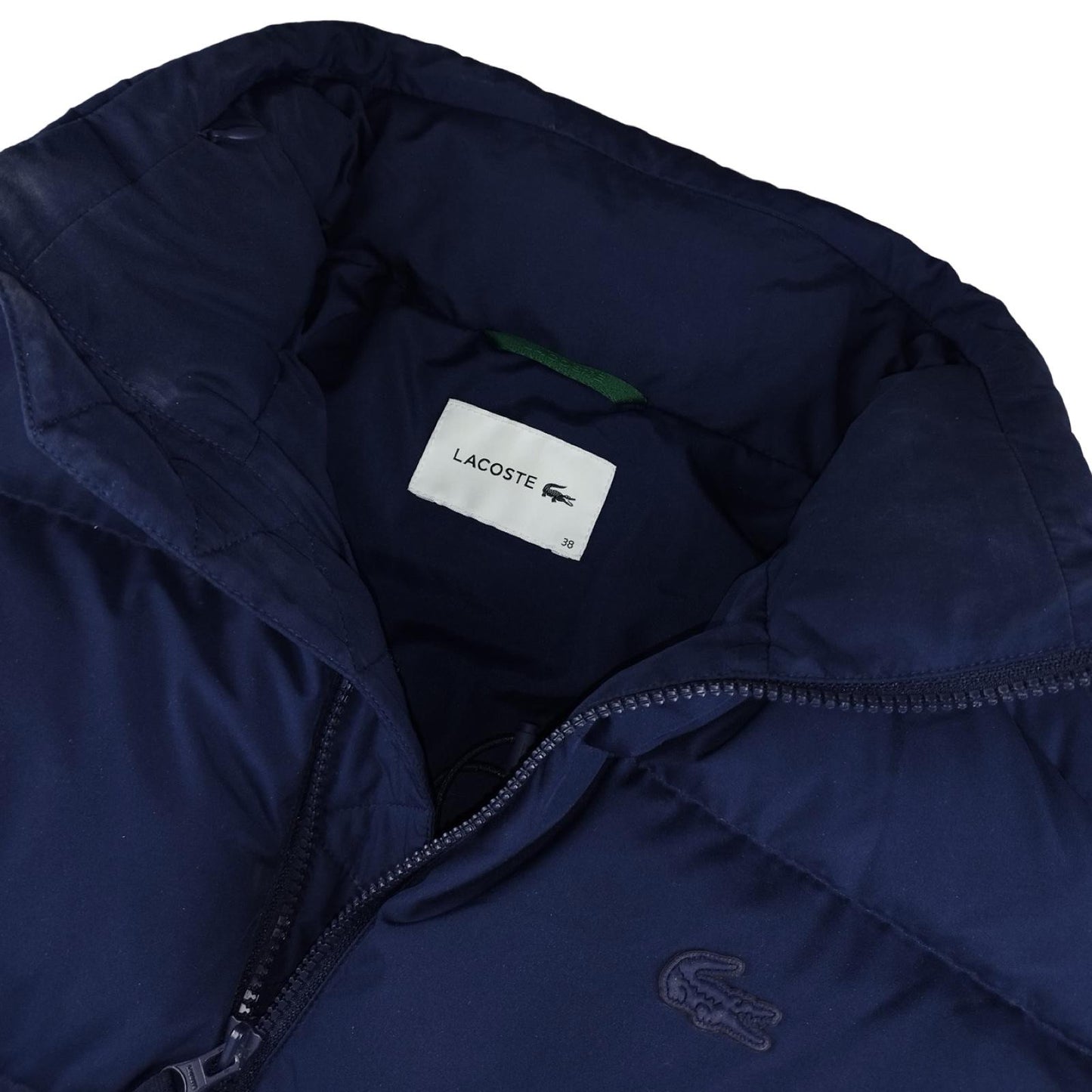 Lacoste - Navy blue down jacket size 38