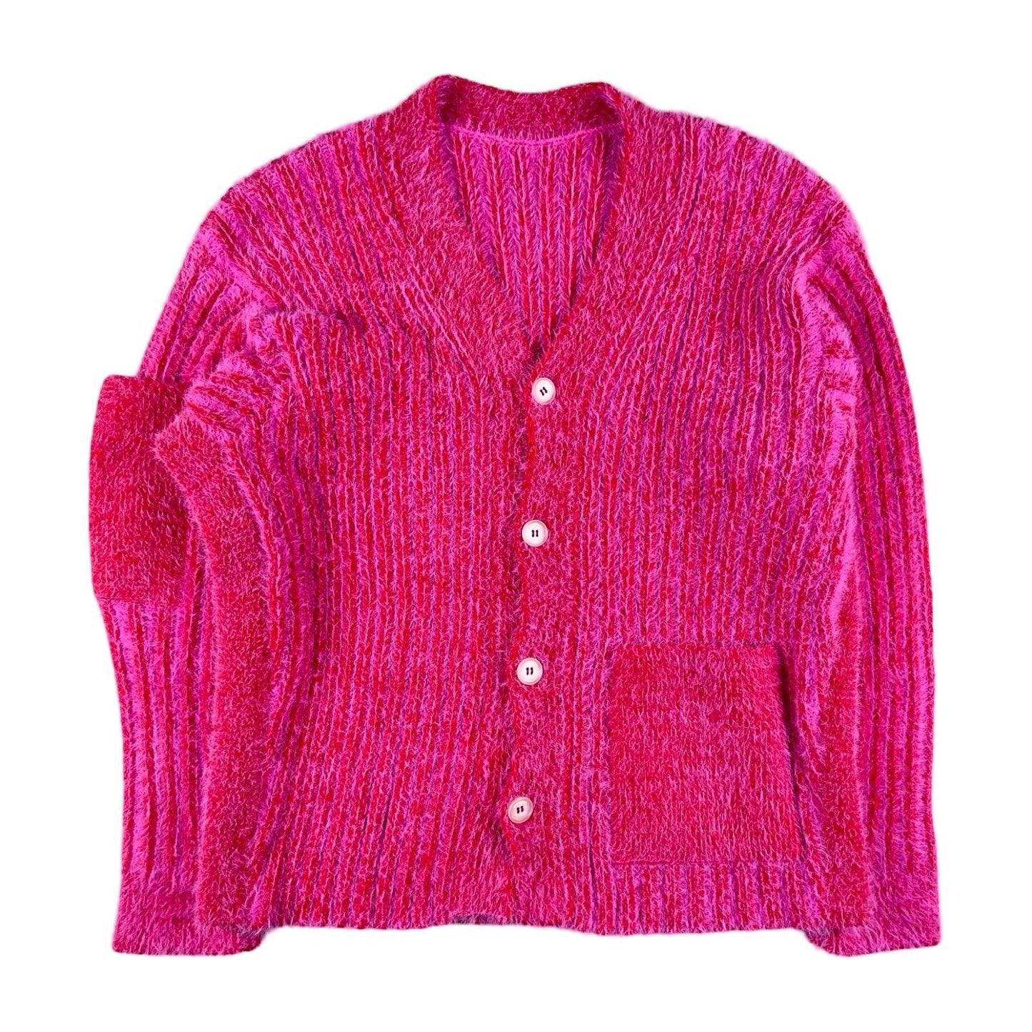 Jacquemus - Cardigan rose fuchsia taille XS - Le Saptuaire