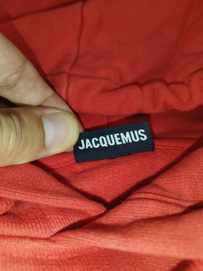 Jacquemus - Pull à capuche rouge taille M - Le Saptuaire