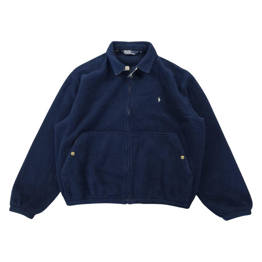 Veste Harrington polaire bleu marine taille XL - Le Saptuaire