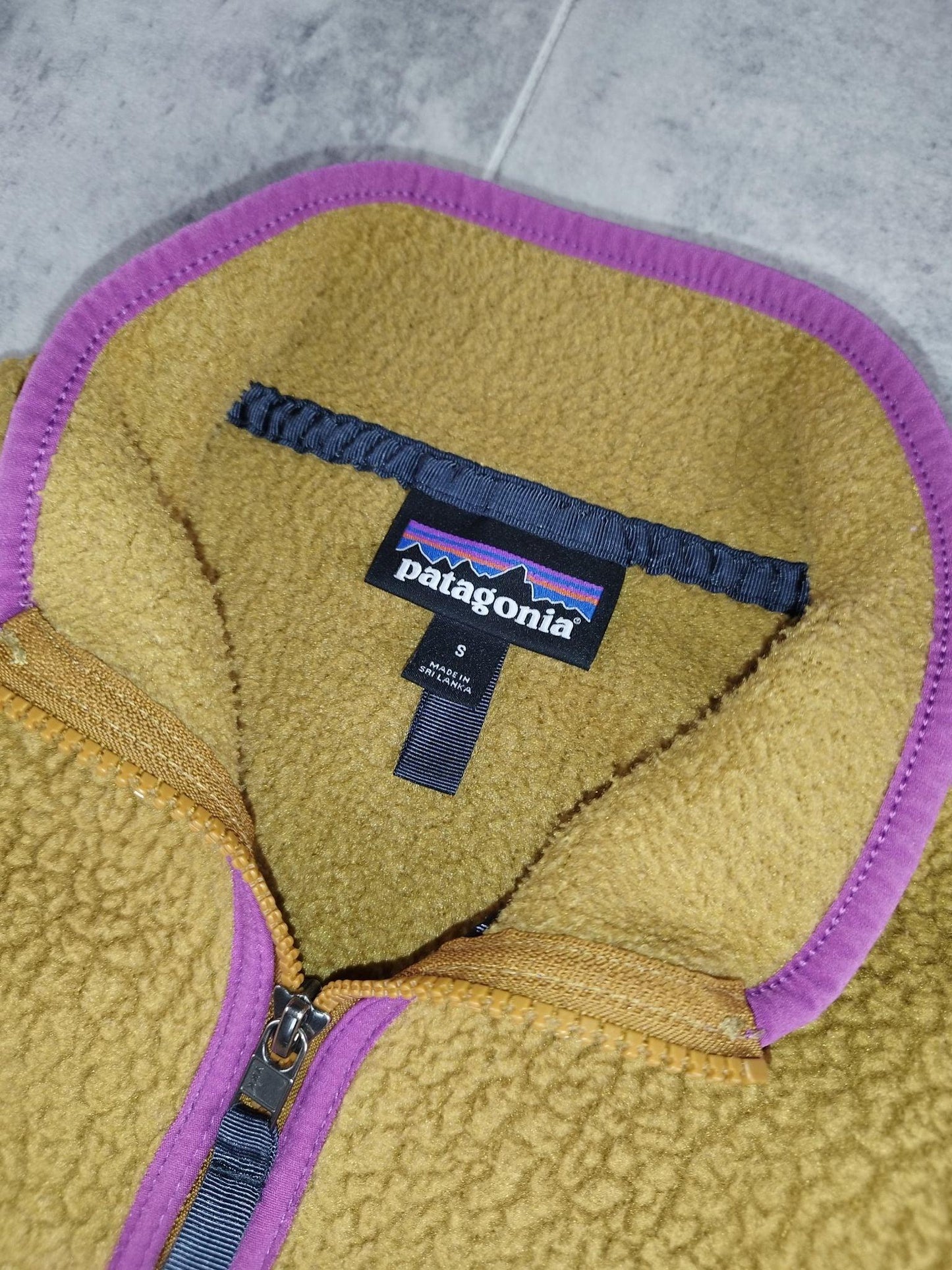 Patagonia - Polaire, doré et rose, modèle pour femme taille S