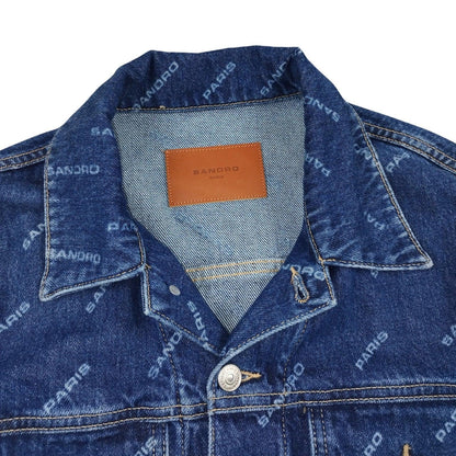 Sandro - Veste en jean bleu taille XL - Le Saptuaire