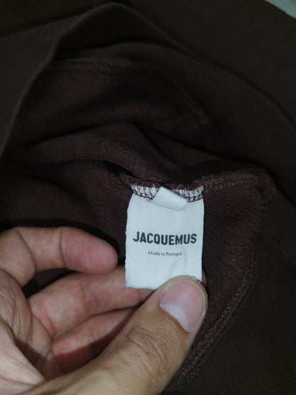 Jacquemus - Pull à capuche marron taille M - Le Saptuaire