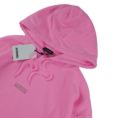 Jacquemus - Pull à capuche rose taille S neuf avec étiquette