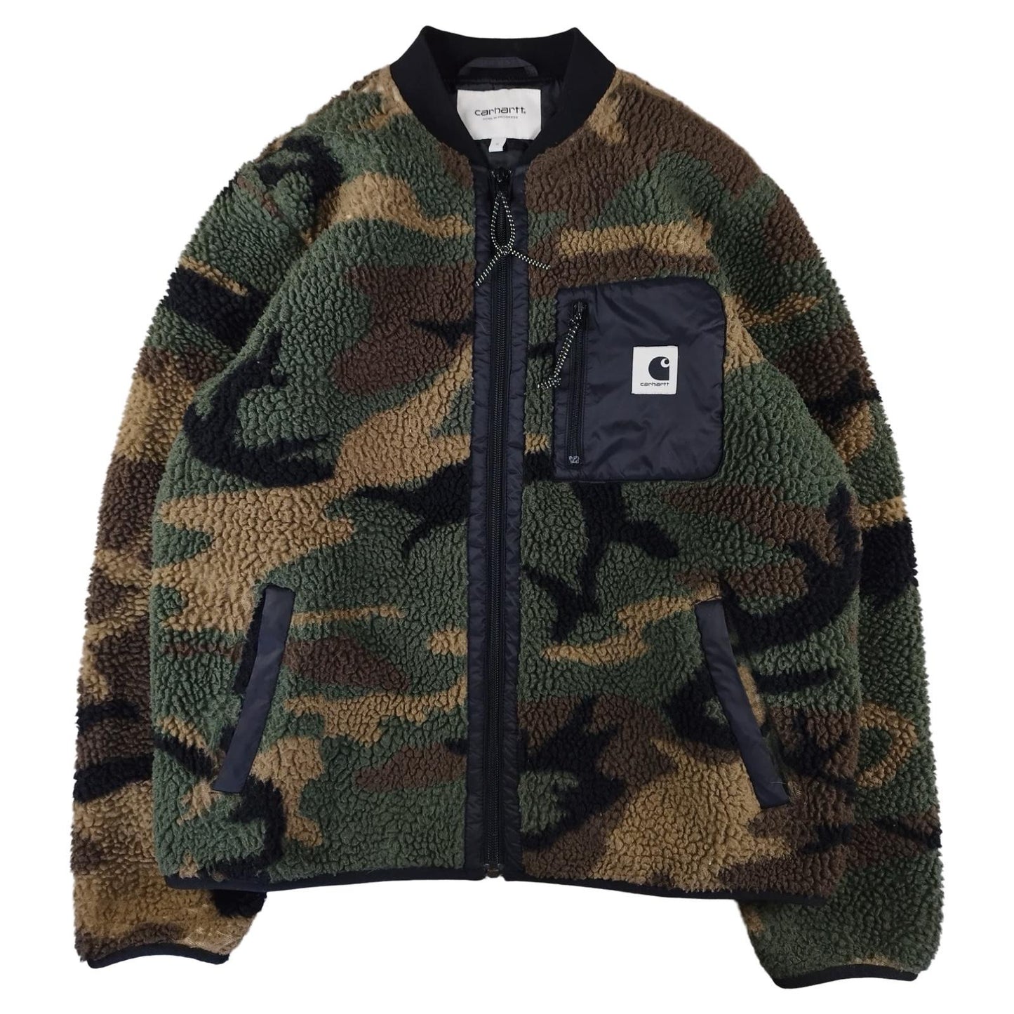 Carhartt - Camouflage fleece jacket size S