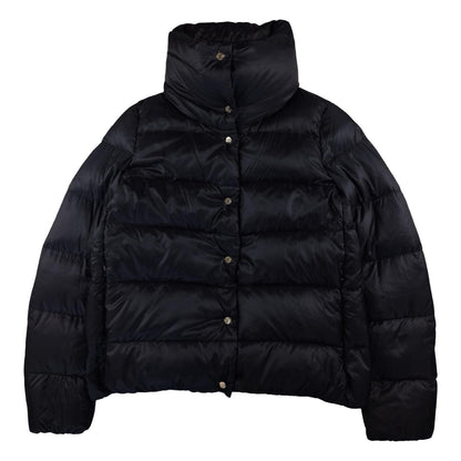 Moncler - Doudoune boutonnée noire taille S