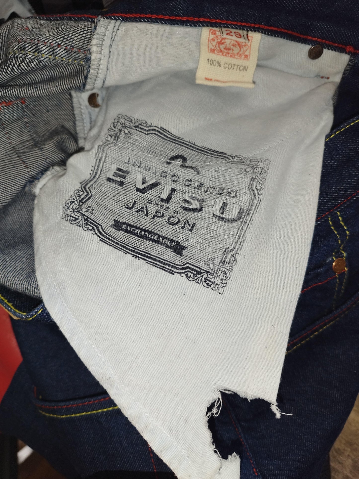 Evisu x Puma - Jean bleu marine taille M