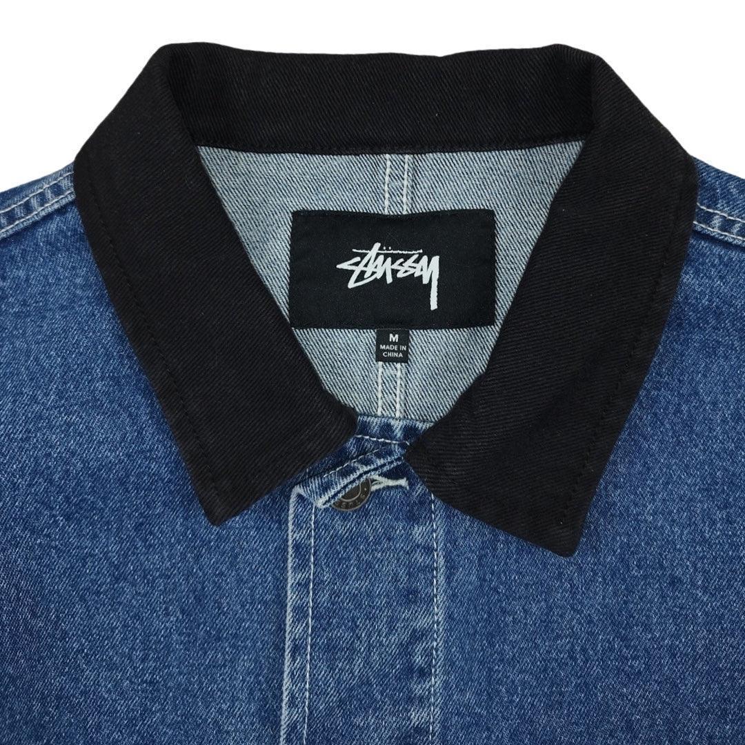 Stüssy - Veste en jean bleu marine taille L - Le Saptuaire