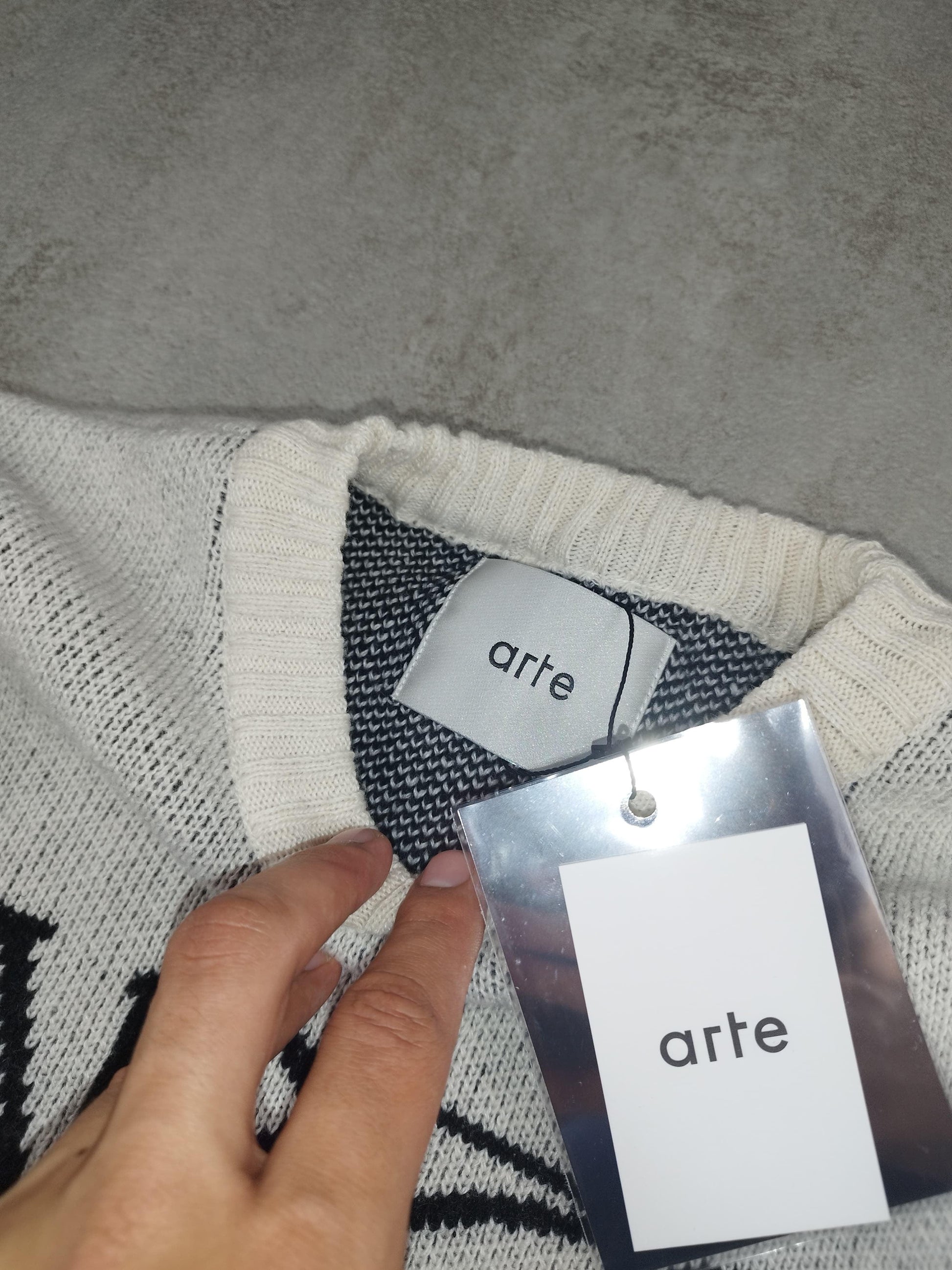 Arte - Pull en laine mérinos blanc taille M - Le Saptuaire