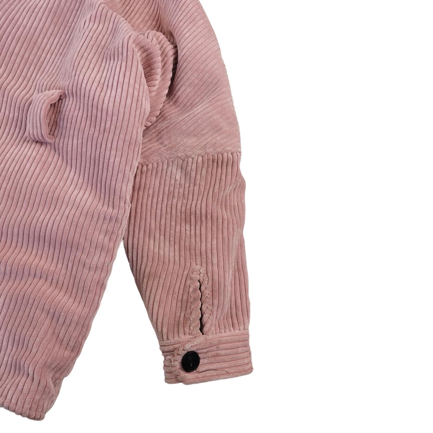 Ba&sh - Manteau en velours côtelé rose taille S