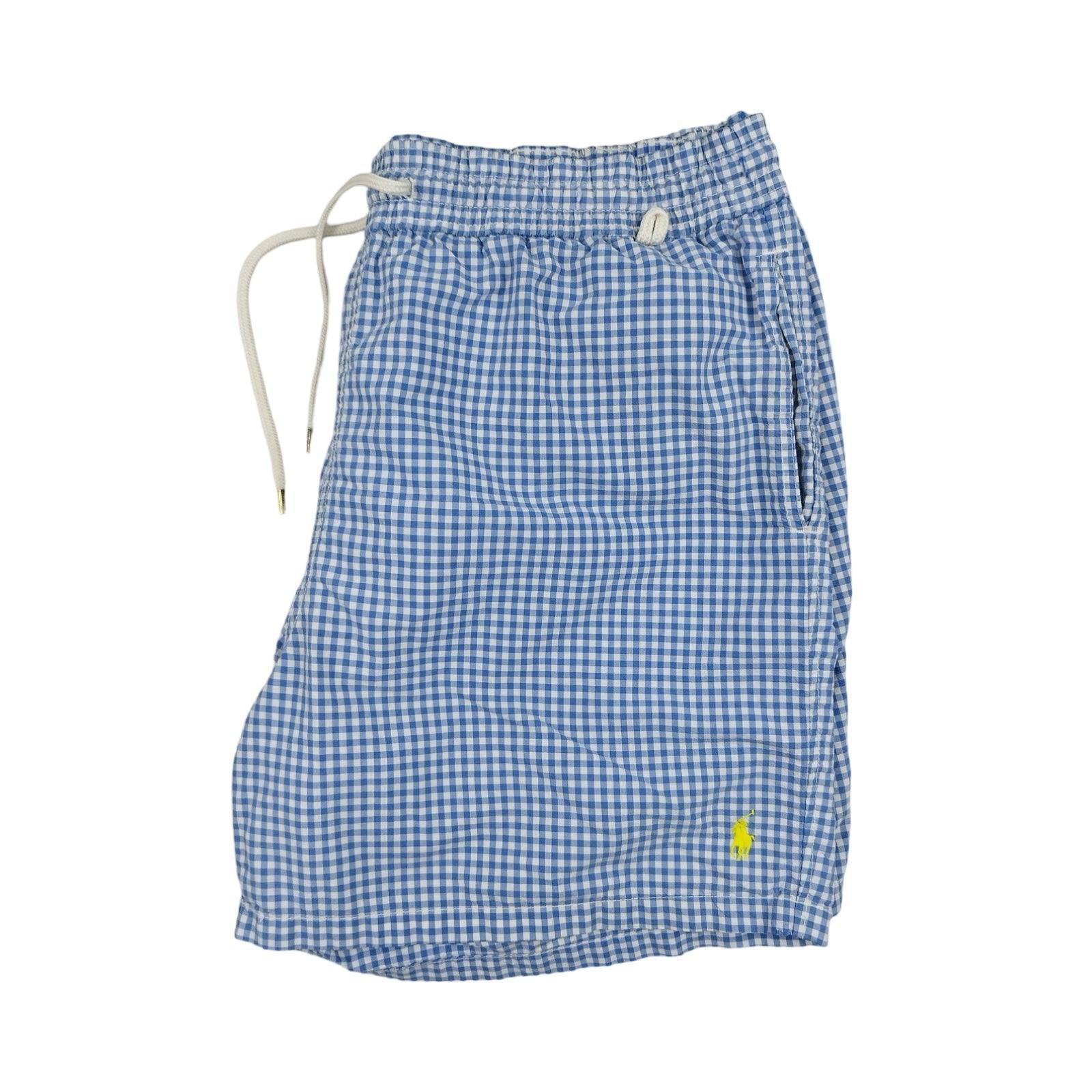 Ralph Lauren - Short de bain bleu à carreaux taille XL - Le Saptuaire