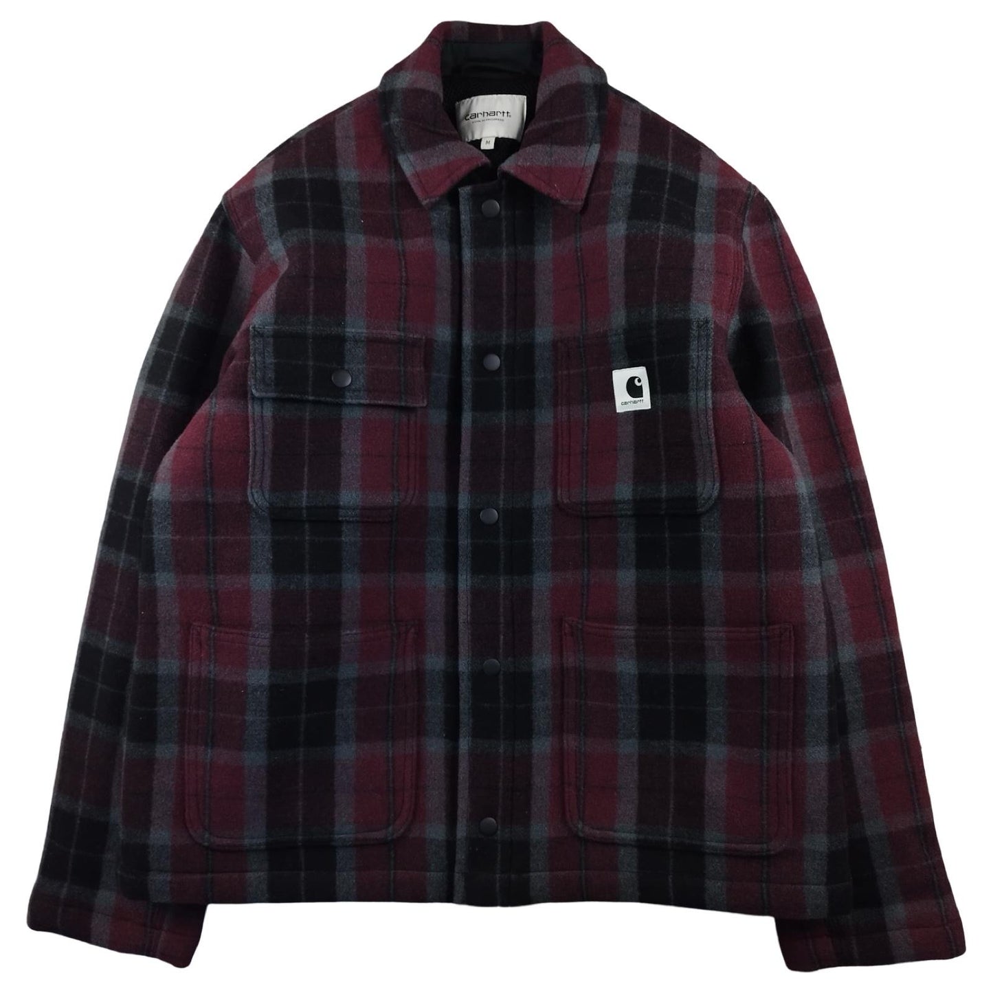 Carhartt - Surchemise à carreaux bordeaux taille M