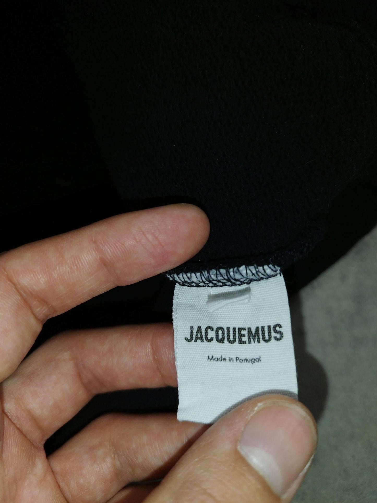 Jacquemus - Pull à capuche noir taille S