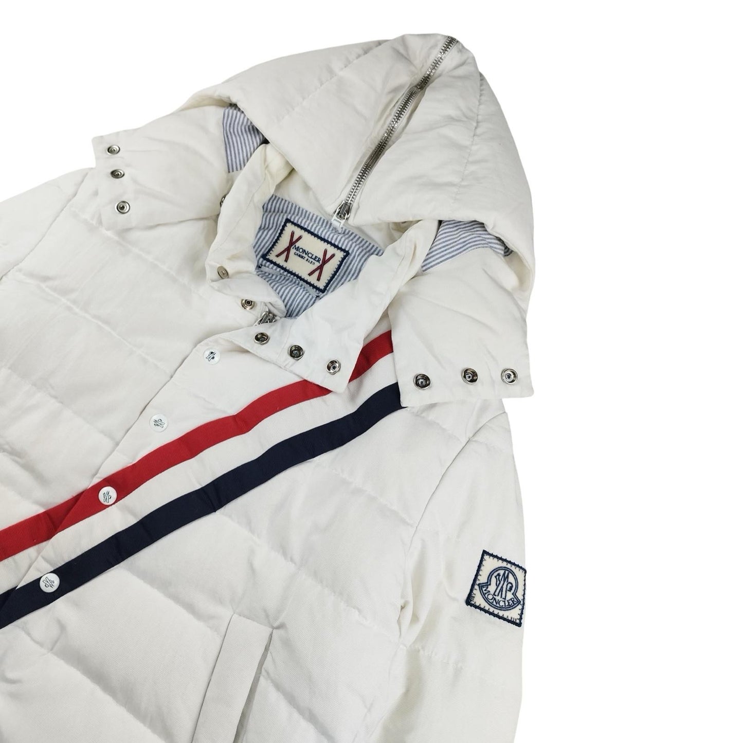 Moncler - Doudoune Grenoble blanc cassé taille M