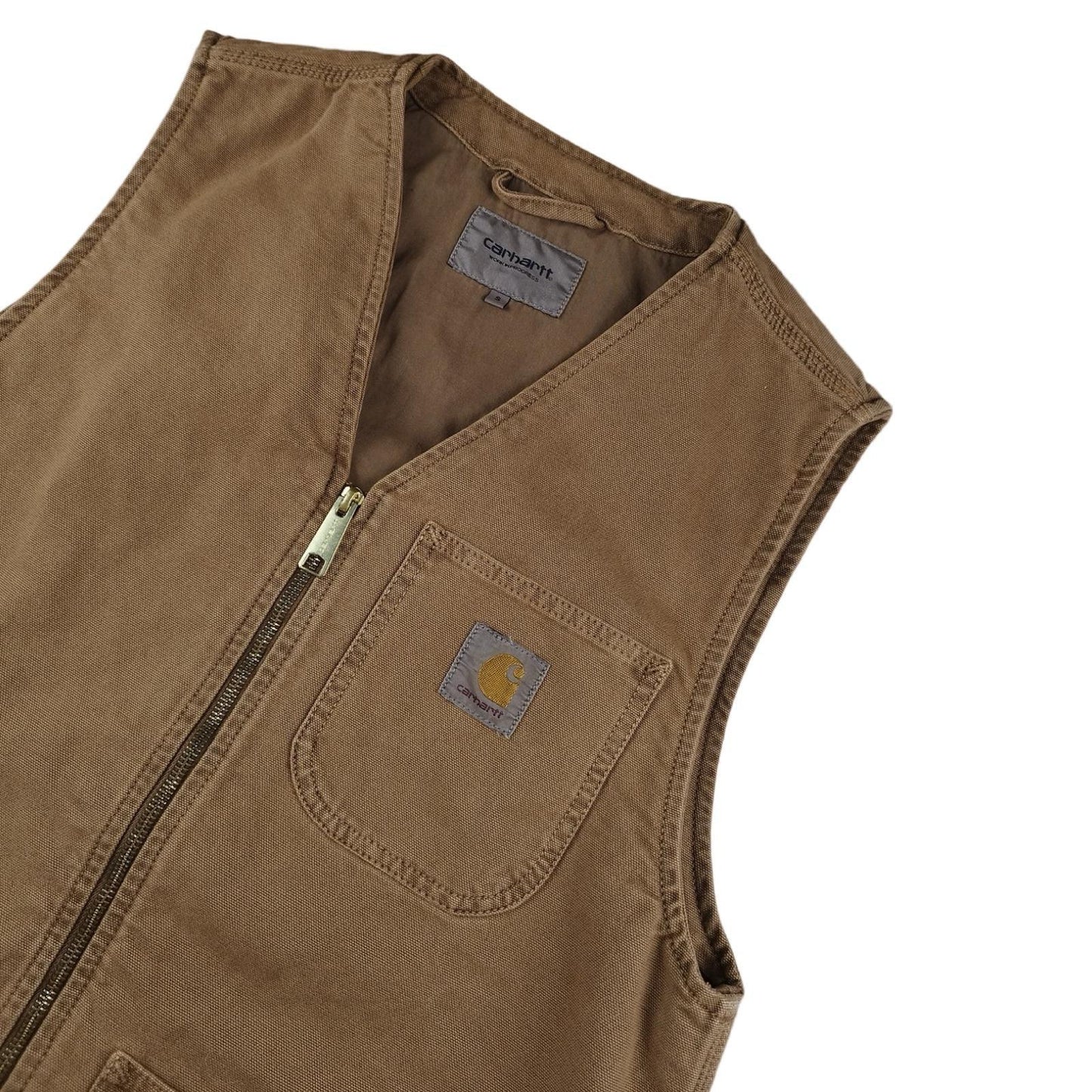 Carhartt - Veste sans manches marron taille S - Le Saptuaire