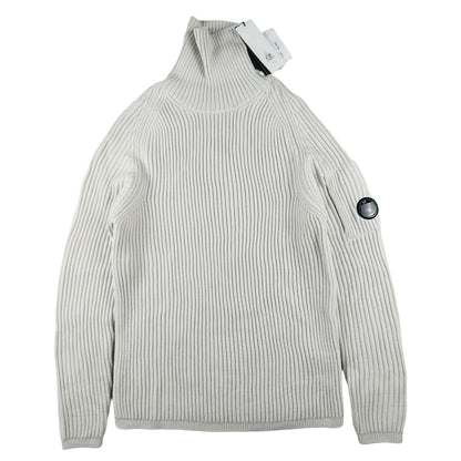 CP Company - Off-white wool turtleneck sweater size XL