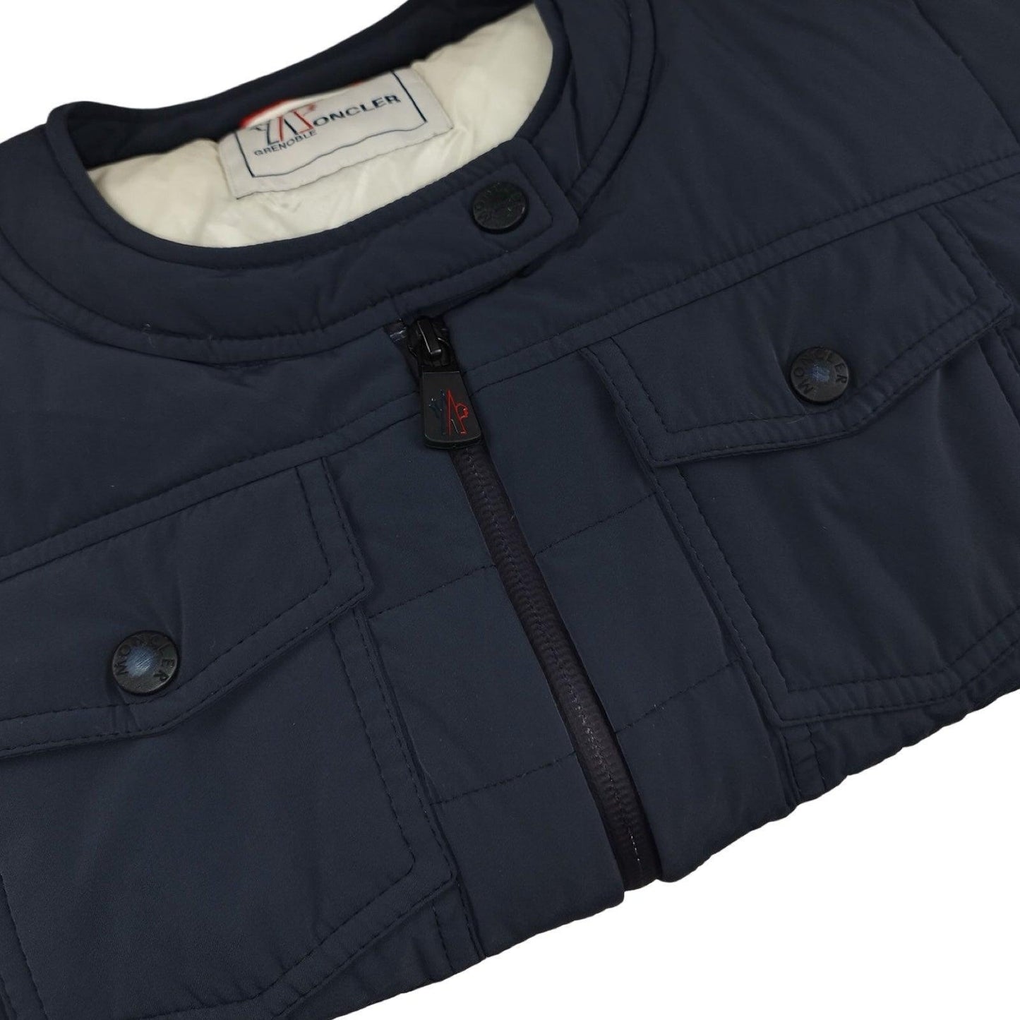 Moncler - Doudoune coupe courte marine taille XS - Le Saptuaire