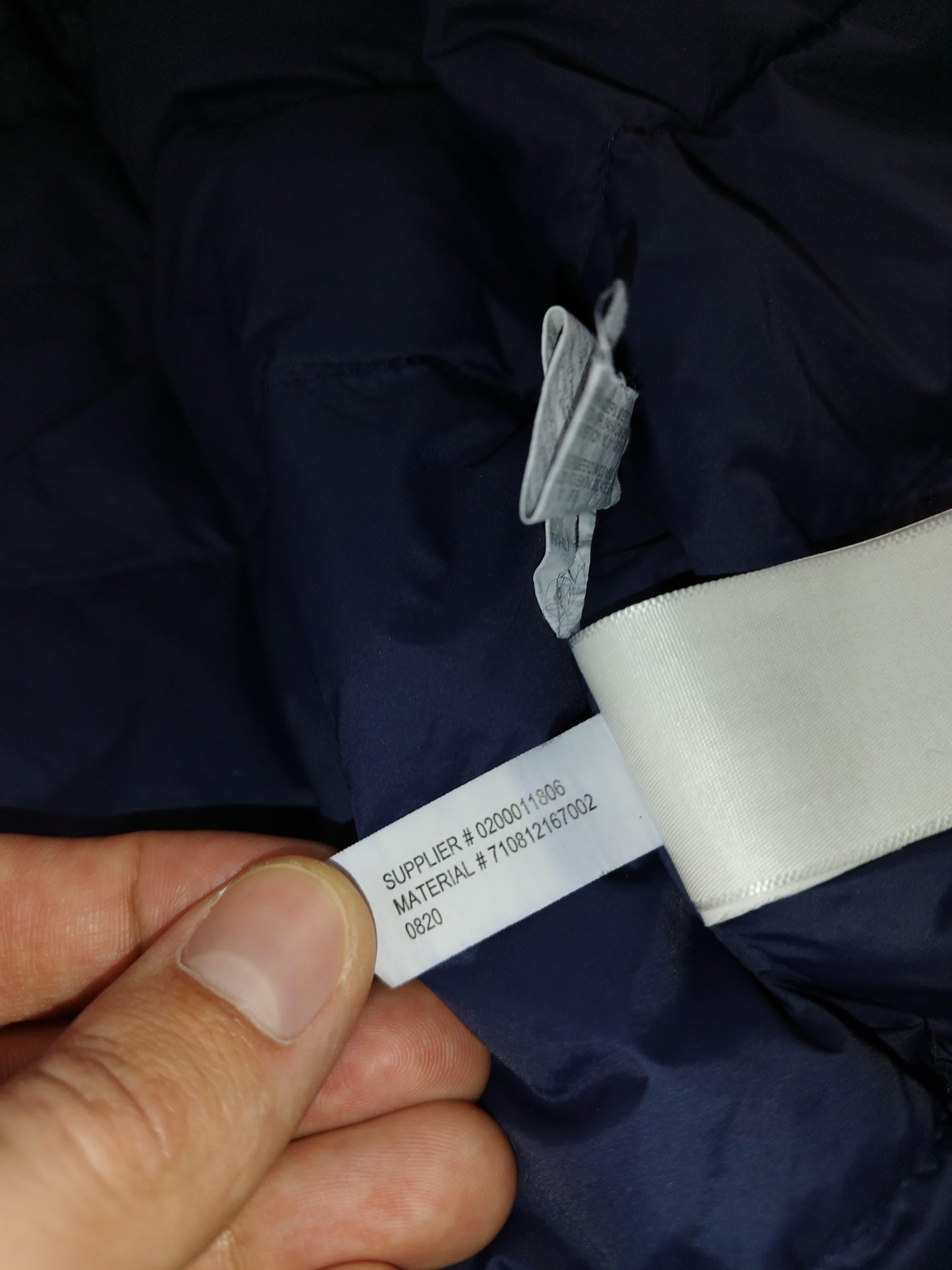 Ralph Lauren - Parka matelassée bleu marine taille S - Le Saptuaire