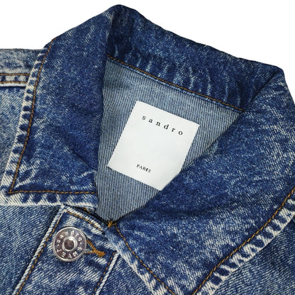 Sandro - Veste en jean bleu taille M - Le Saptuaire