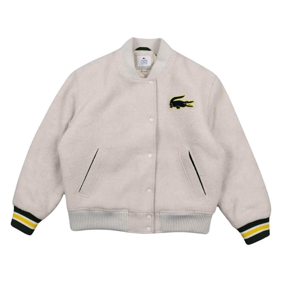 Lacoste - Varsity Jacket crème taille S - Le Saptuaire