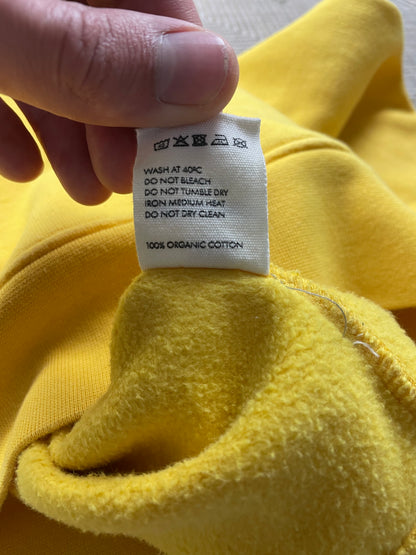 Pull à capuche jaune taille M - Le Saptuaire