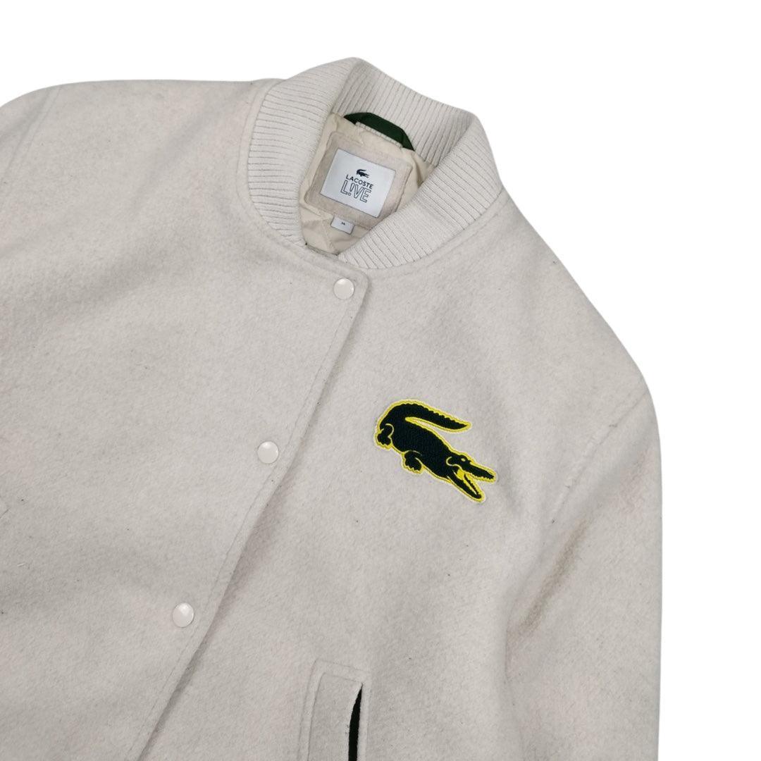 Lacoste - Varsity Jacket crème taille S - Le Saptuaire