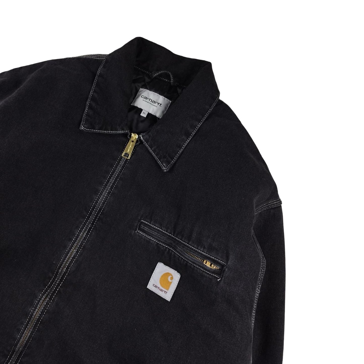 Carhartt OG Detroit Jacket - Veste noir délavé taille XL - Le Saptuaire